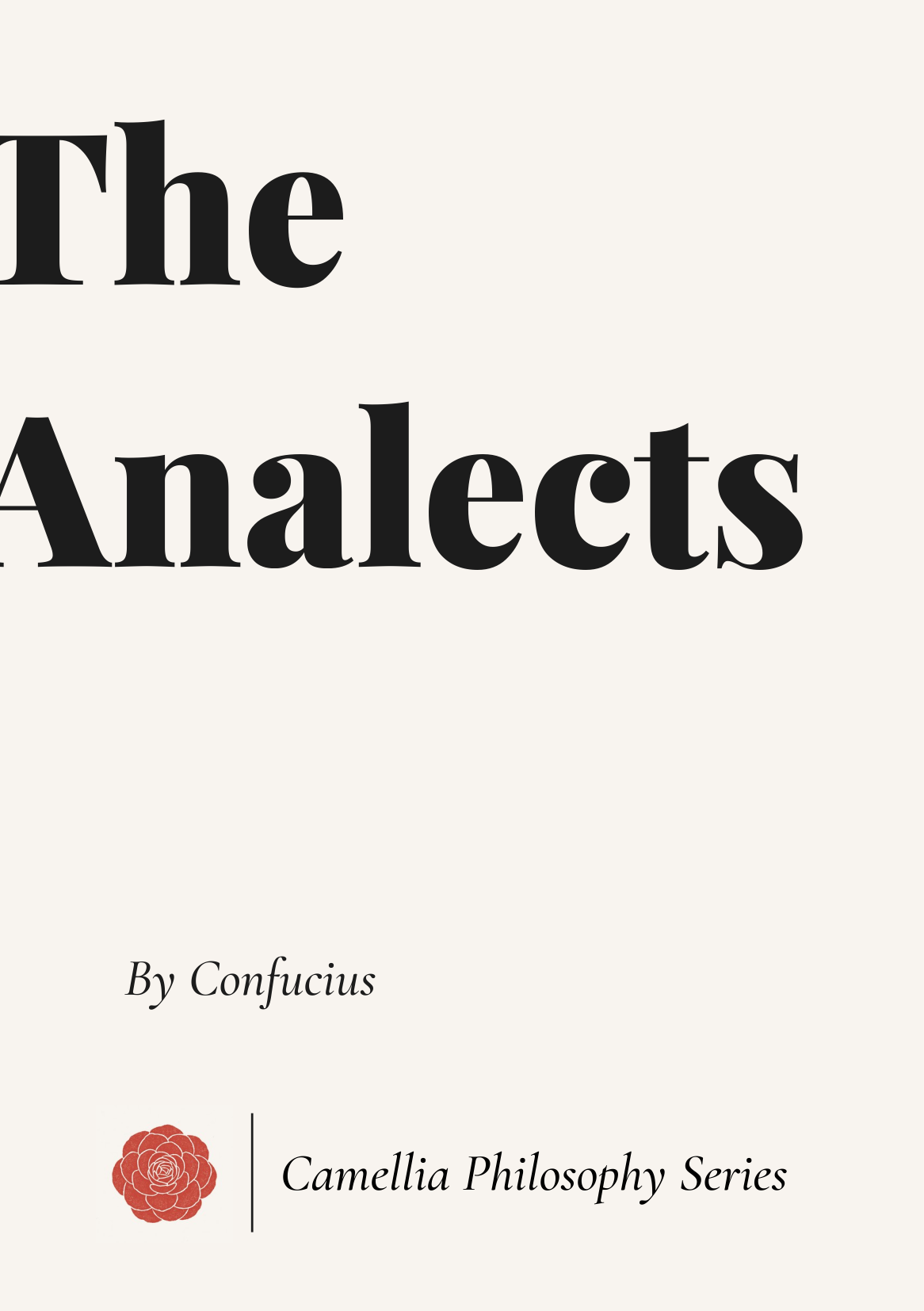 The Analects Cover